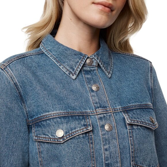 Express Women's Denim Jacket, Size Large   $98 retail   New With Tags - Picture 3 of 4